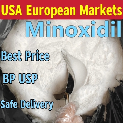 Poudre blanche Minoxidil Minoxidil CAS 38304-91-5 99,9%
