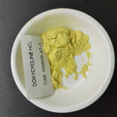 Médecine en gros de HCL de Doxycycline de fournisseur d'usine de chlorhydrate vétérinaire de Doxycycline de CAS 100929-47-3