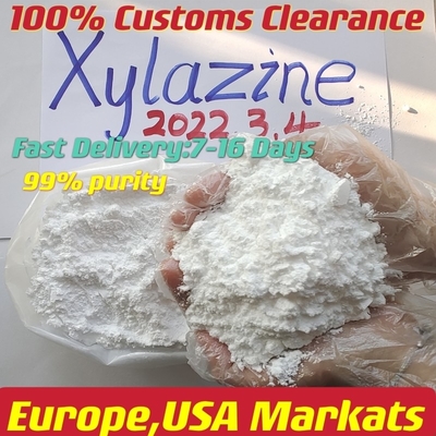 whatsaspp : +86 15512129801, Xylazine saupoudrent la pureté Cas 7361-61-7 Xylazine de 99% basent le HCL de Cas 23076-35-9 Xylazine